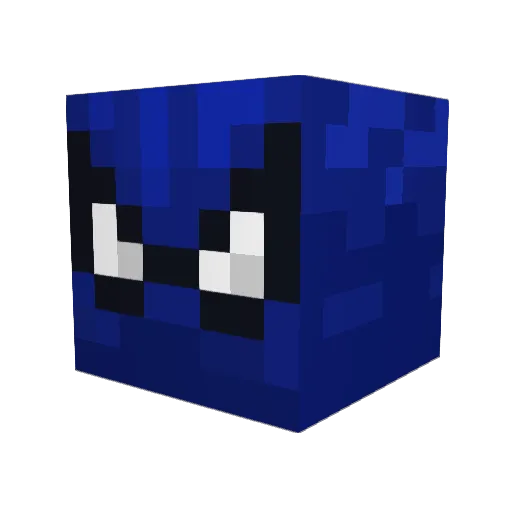 Ridah95 Minecraft avatar head, 3D render