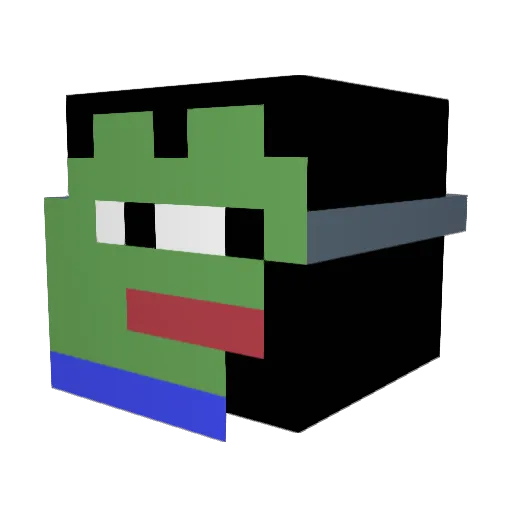 RiddlersRiddle Minecraft avatar head, 3D render