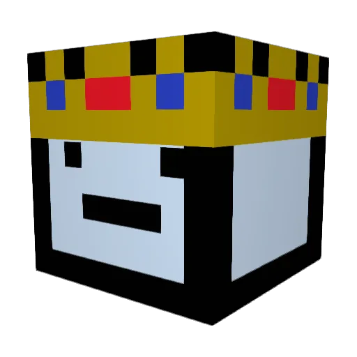 Riddlesnake Minecraft avatar head, 3D render