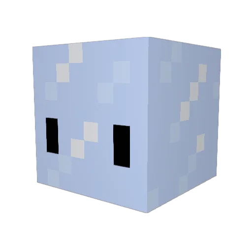 RiddlingIce Minecraft avatar head, 3D render