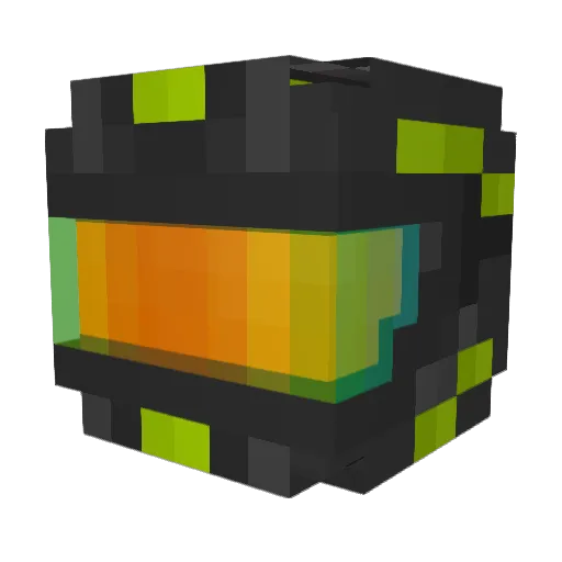 Rider_4 Minecraft avatar head, 3D render
