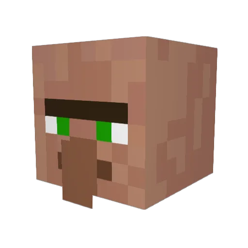 Ridley11117 Minecraft avatar head, 3D render