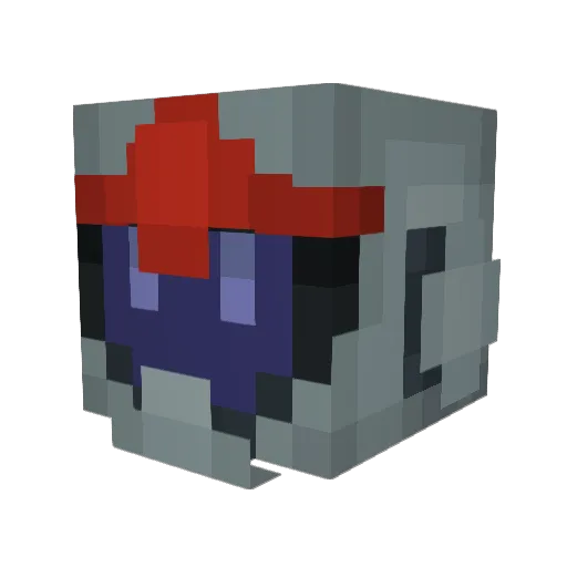 RidleyIGuess Minecraft avatar head, 3D render