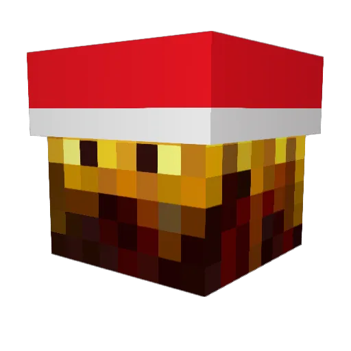 Ridleyy Minecraft avatar head, 3D render