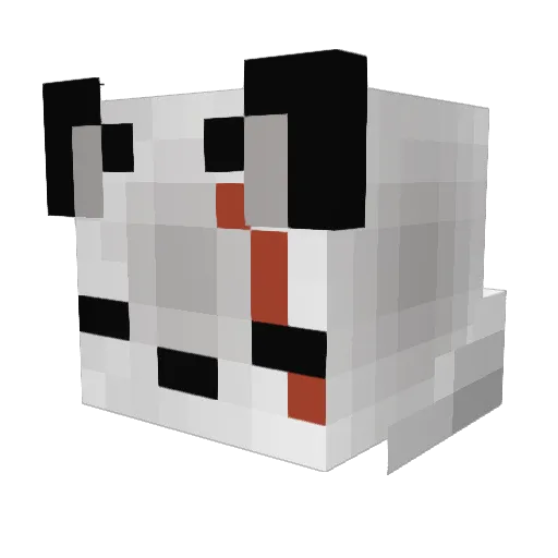 RieChester Minecraft avatar head, 3D render
