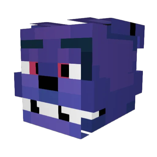 Rieennnn Minecraft avatar head, 3D render