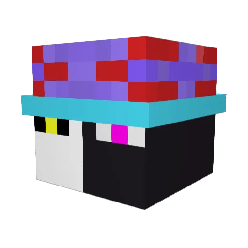 Riel_Morningstar Minecraft avatar head, 3D render