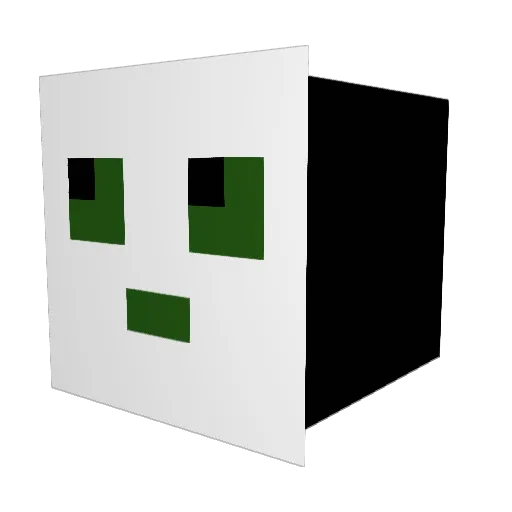 Rienk_ Minecraft avatar head, 3D render