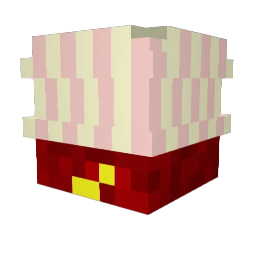 Riensku Minecraft avatar head, 3D render