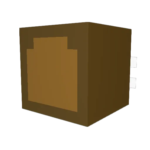 Riesentoaster Minecraft avatar head, 3D render