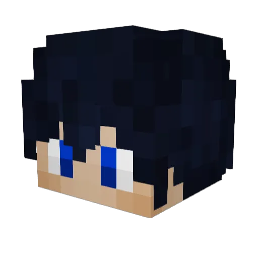 RiferSu Minecraft avatar head, 3D render