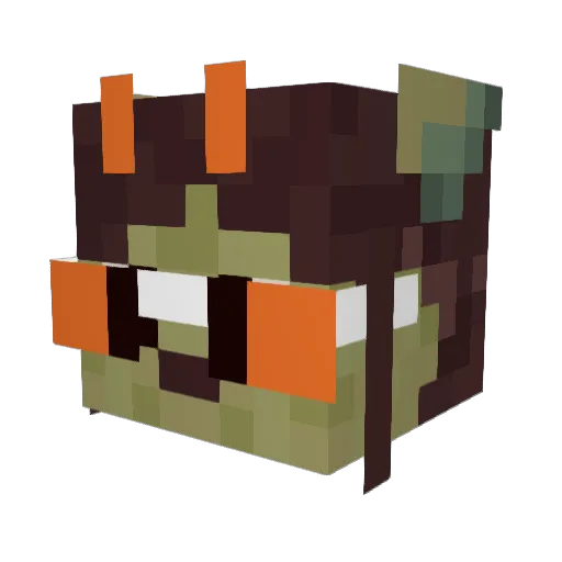 Riff_Rafferty Minecraft avatar head, 3D render