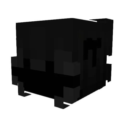 Riforia Minecraft avatar head, 3D render