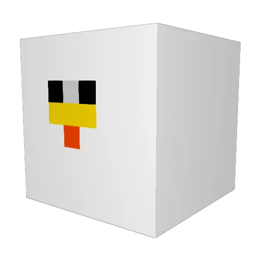 Rift_1210 Minecraft avatar head, 3D render