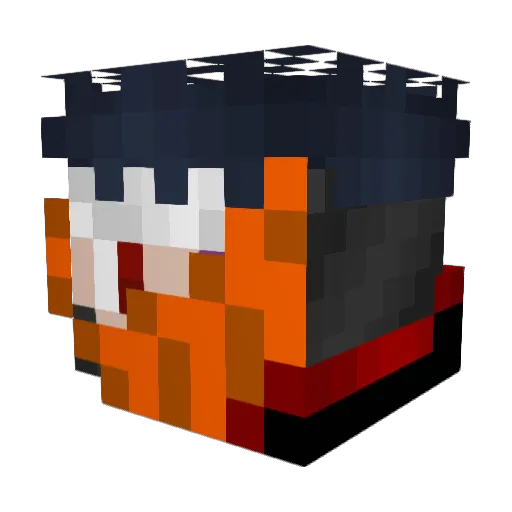 Rifter5 Minecraft avatar head, 3D render