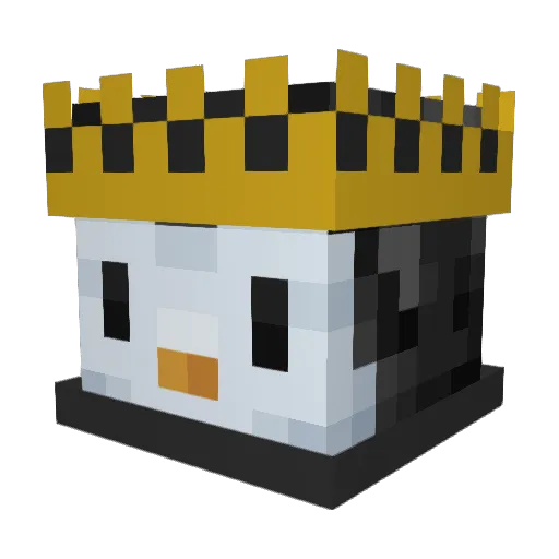 RiftxJv Minecraft avatar head, 3D render
