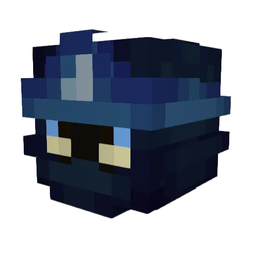 Rifty_ Minecraft avatar head, 3D render