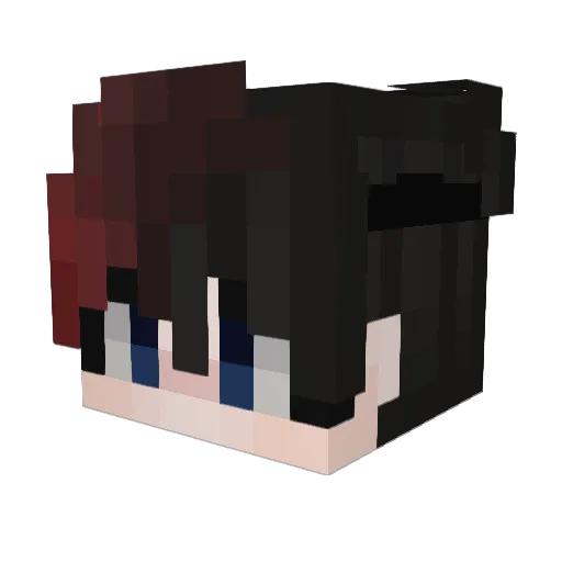 Rig121 Minecraft avatar head, 3D render
