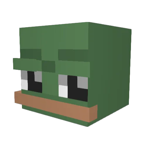 Riggs1988 Minecraft avatar head, 3D render