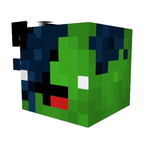 Rightfullmist44 Minecraft avatar head, 3D render