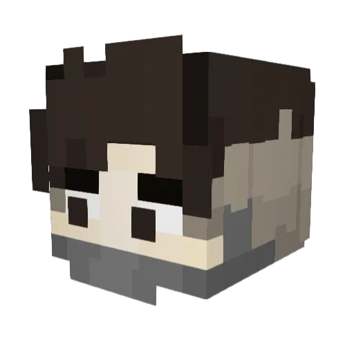 Righty_OSFM Minecraft avatar head, 3D render