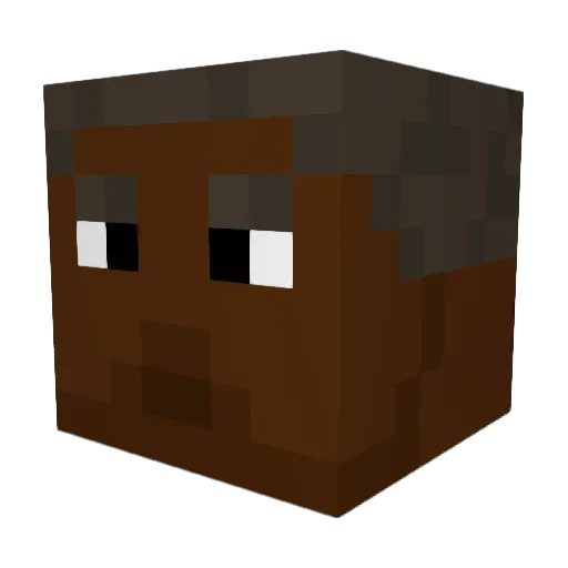 RigidCresent80 Minecraft avatar head, 3D render