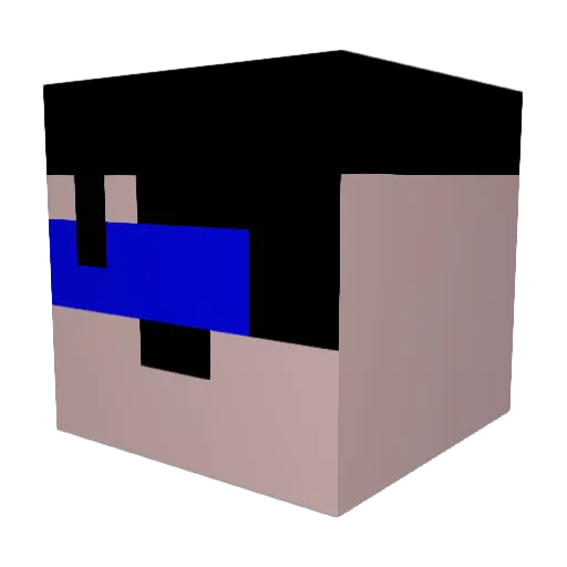 Rigo09 Minecraft avatar head, 3D render