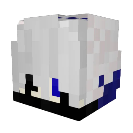 Rigu2158 Minecraft avatar head, 3D render
