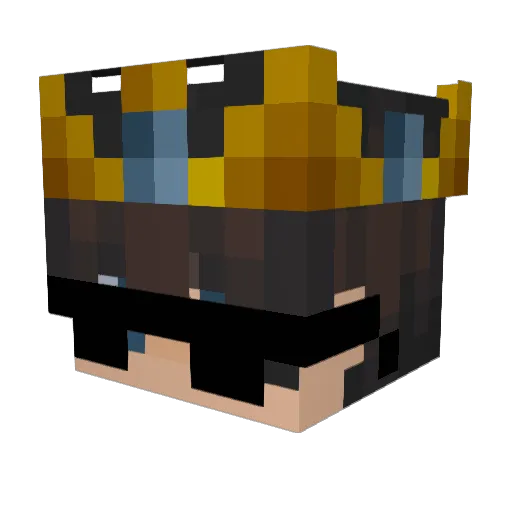RihitoZz Minecraft avatar head, 3D render