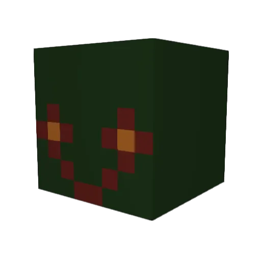 Riiversoda Minecraft avatar head, 3D render