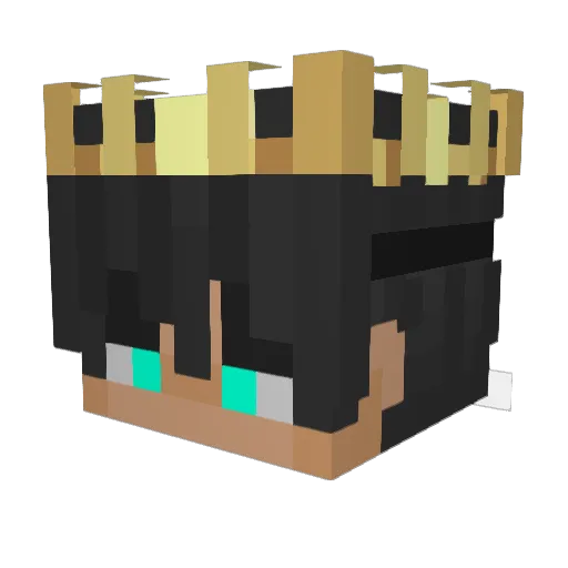 Rijuzaki Minecraft avatar head, 3D render