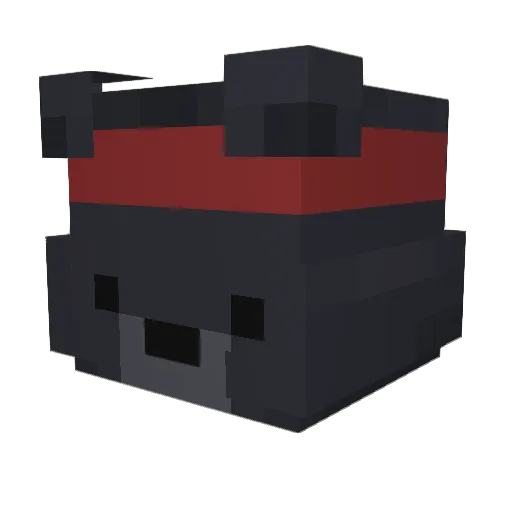 Rik3 Minecraft avatar head, 3D render
