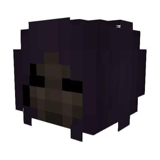 RikanDaWan Minecraft avatar head, 3D render
