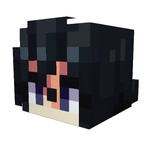 Rikard258 Minecraft avatar head, 3D render