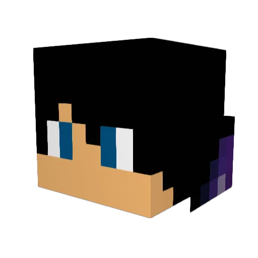 Rike_N_Ike Minecraft avatar head, 3D render