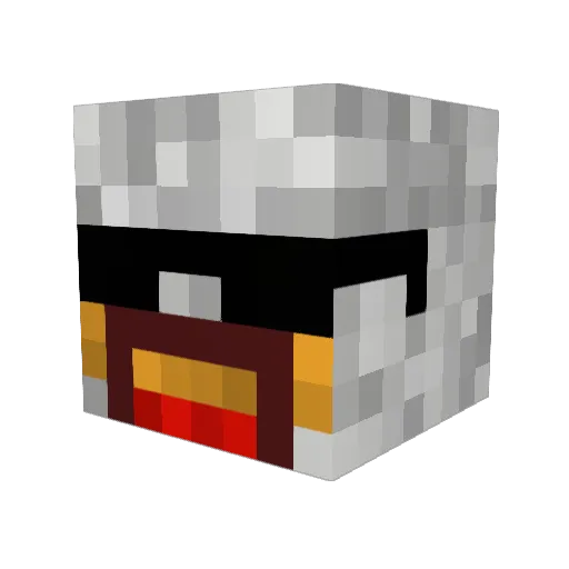 Rikenoo Minecraft avatar head, 3D render
