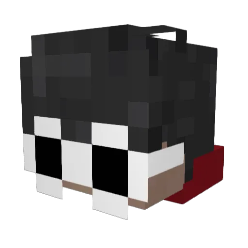 Riki7718 Minecraft avatar head, 3D render