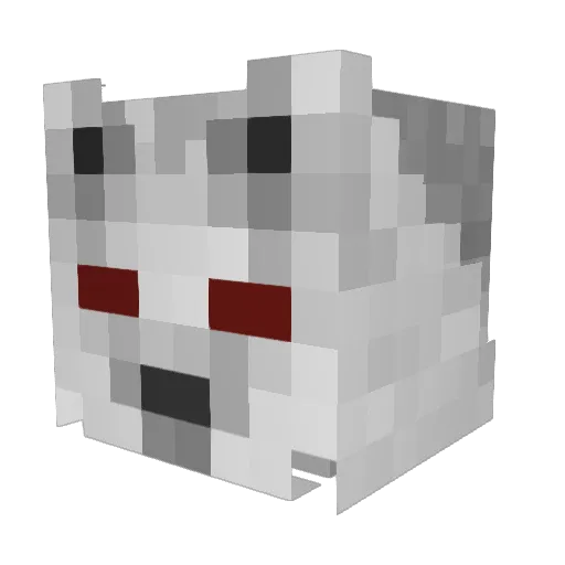 RikiHord Minecraft avatar head, 3D render