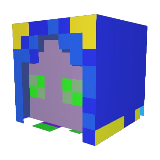 RikiRob10 Minecraft avatar head, 3D render