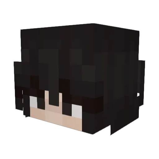 Riksuwa Minecraft avatar head, 3D render