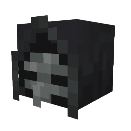 Riktori Minecraft avatar head, 3D render