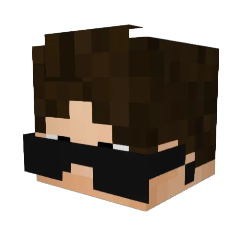 RikudouPain Minecraft avatar head, 3D render