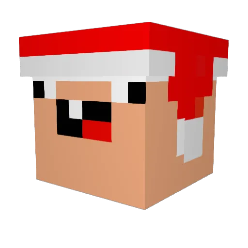 RikyNoTaQui Minecraft avatar head, 3D render