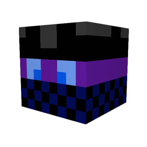 Rilbo Minecraft avatar head, 3D render