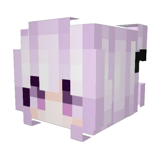 RildaJ Minecraft avatar head, 3D render