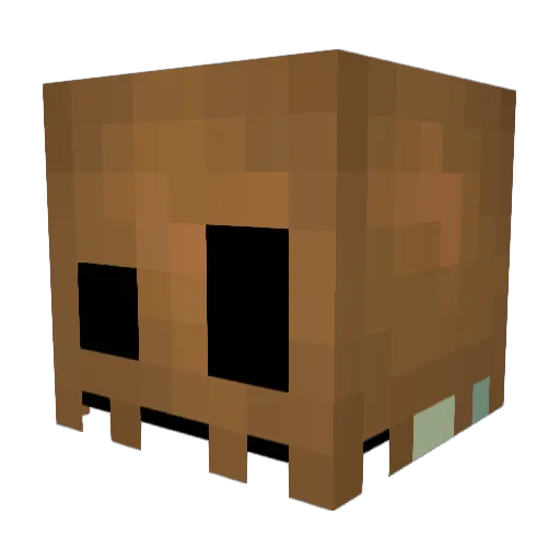 Rileax_ Minecraft avatar head, 3D render
