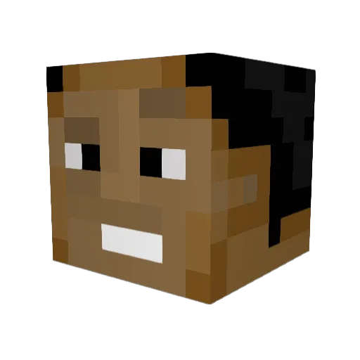 RileyGoudreau47 Minecraft avatar head, 3D render