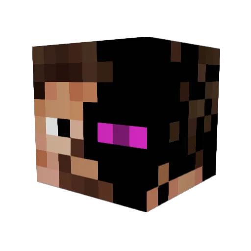 Riley_B27 Minecraft avatar head, 3D render