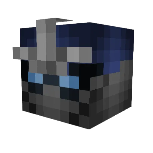 Riley_B Minecraft avatar head, 3D render