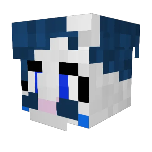 Riley_Yeen Minecraft avatar head, 3D render